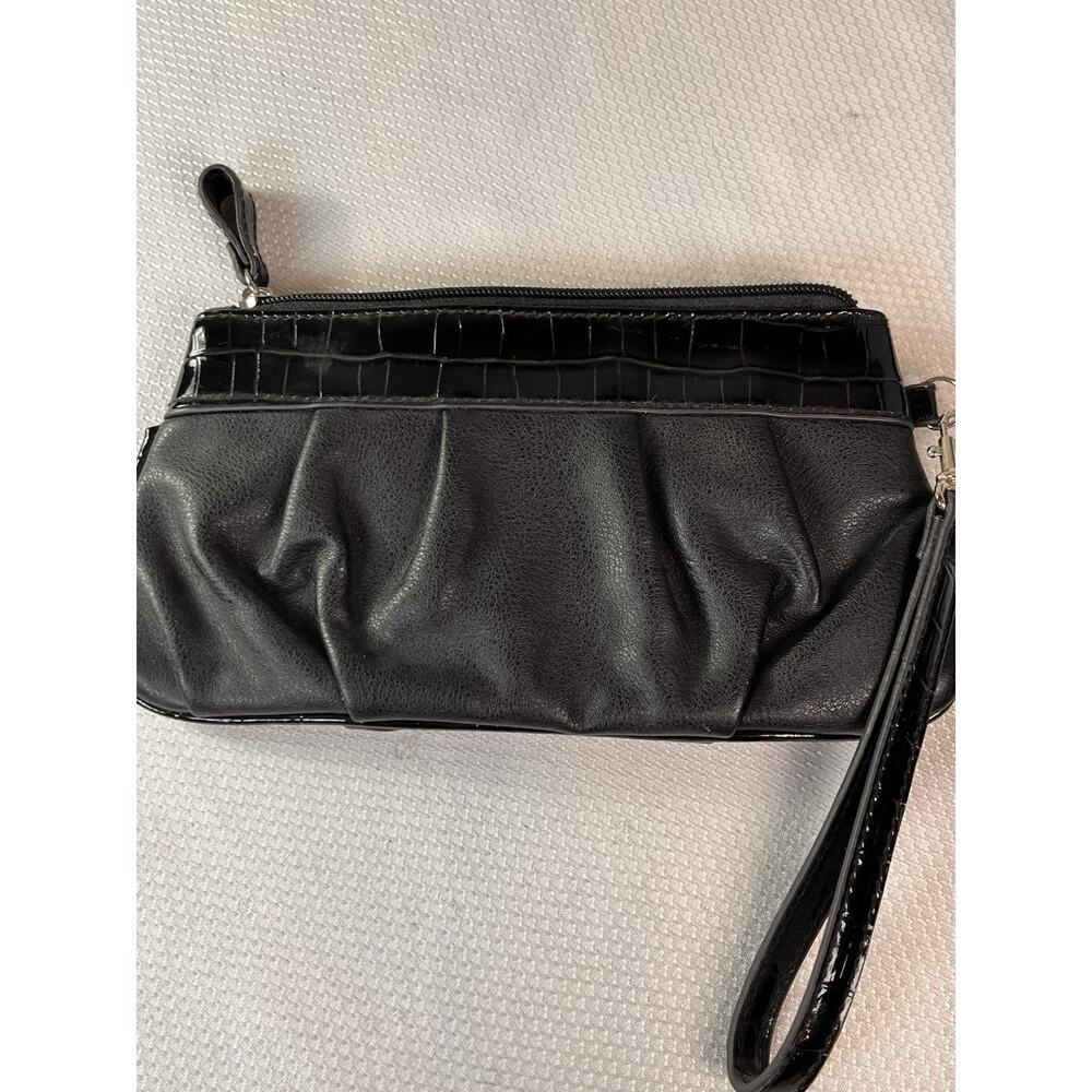 CUTE ROSETTI BLACK LEATHER PURSE - Picture 3 of 8